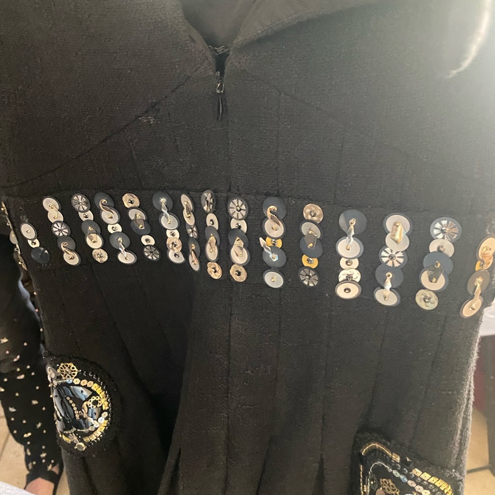 Chanel sequin sleeveless timeless dress - Picture 8 of 11